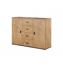 Cama living room sideboard UNI lefkas oak/black
