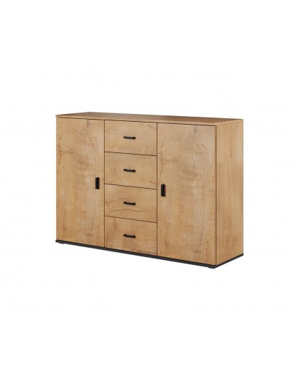 Cama living room sideboard UNI lefkas oak/black