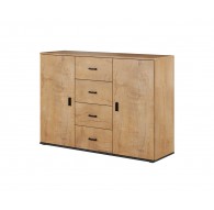 Cama living room sideboard UNI lefkas oak/black