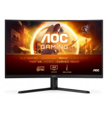 AOC G4 CQ32G4VE computer monitor 80 cm (31.5") 2560 x 1440 pixels Quad HD LCD Black, Grey