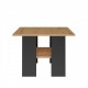 MODERNA Table 60x60x45 cm Artisan Oak/Black