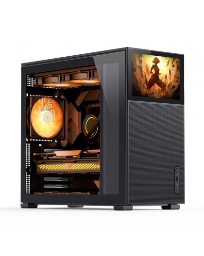 Jonsbo D41 MESH Screen ATX Case, Tempered Glass - black