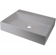 Granite countertop washbasin with space for a tap - 500x400 mm