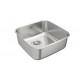 Teka BE 40.40 1C Undermount sink Square Stainless steel