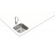 Teka BE 40.40 1C Undermount sink Square Stainless steel