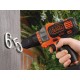 Black & Decker MT218K-QW oscillating multi-tool Black, Orange 8500 OPM