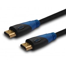 Savio CL-02 HDMI cable 1.5 m HDMI Type A (Standard) Black,Blue