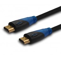 Savio CL-02 HDMI cable 1.5 m HDMI Type A (Standard) Black,Blue