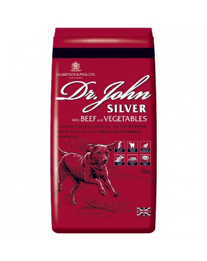 DR JOHN Silver Beef - dry dog food - 15kg