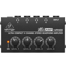 Behringer HA400 - ultra-Compact 4-Channel Stereo Headphone Amplifier