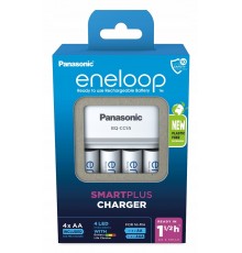 Battery charger PANASONIC Eneloop Smartplus BQ-CC55 + 4x AA 2000 mAh (K-KJ55MCD40E)