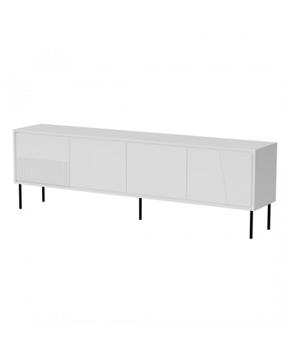 RTV cabinet ABI 4D 200x38x62 white matt