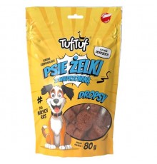 TUF TUF Dog gummies - pork drops - dog treat - 80g