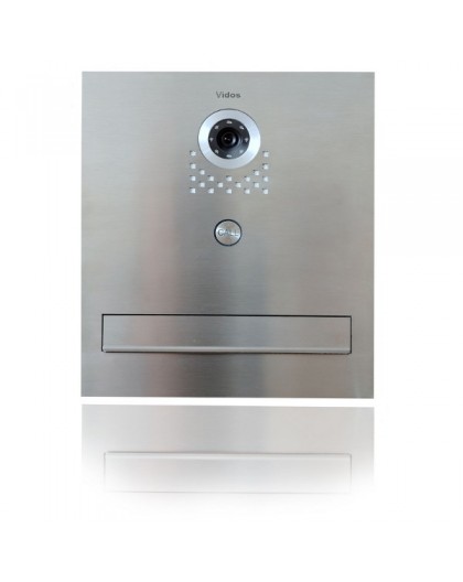 Vidos S551-SKM letterbox with integrated video intercom