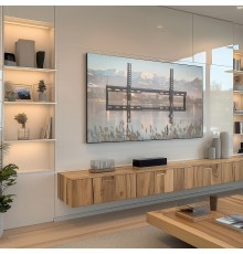 Настенная крепежная консоль Maclean TV MC-413 для телевизоров 32"-80", VESA 600x400, 45 кг, регулируемая с наклоном, универсальн