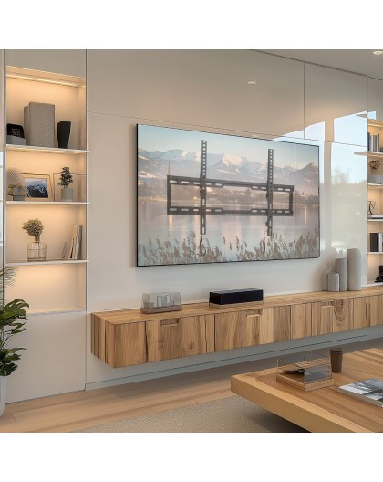 Maclean TV MC-413 Seina Kinnitus Bracket 32"-80" VESA 600x400 45kg Kallutatav Universaalne Reguleeritav Vaimustaseme Kinnitustar