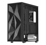 GENESIS DIAXID 605F MIDI TOWER CASE WITH USB-C WINDOW BLACK