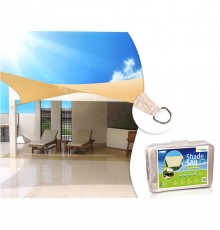 Umbrella garden float 4x4m GreenBlue GB504 cream