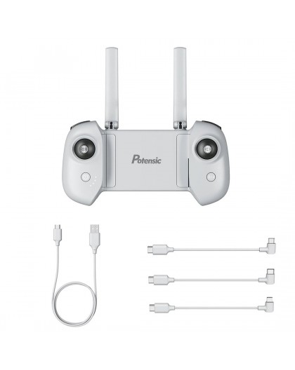 Drone remote with gimbal and 1 USB charging cable