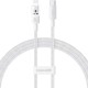 Baseus Gem USB-C to iP fast charging cable 1 m 20 W White