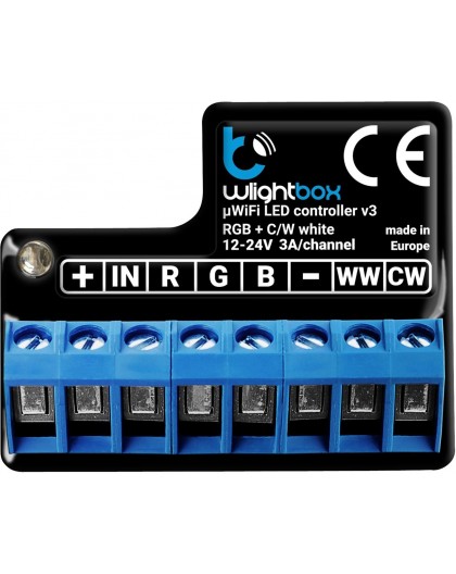 BLEBOX wLightBox v3 WiFi I/O Module 1x Input binary 1x RGBW/CCT LED output