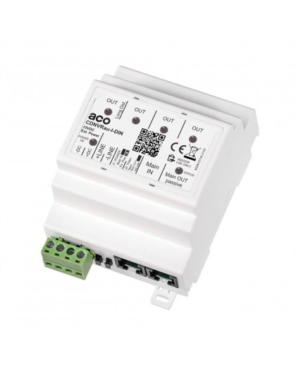 ACO CDNVRau-I-DIN Intelligent Active Video Splitter for P-System on DIN Rail