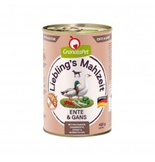 GRANATAPET Liebling's Mahlzeit Duck and goose - wet dog food - 800g