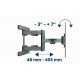 Gembird WM-80ST-01 TV mount/stand 2.03 m (80") Steel