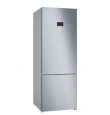 Bosch Serie 4 KGN56XLEB fridge-freezer Freestanding 508 L E Stainless steel