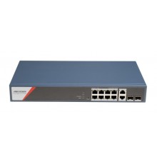 Hikvision DS-3E1512HP-SI-8P2T2F network switch Managed Gigabit Ethernet (10/100/1000) Power over Ethernet (PoE) Blue