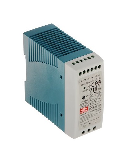 MDR-60-48 1.25A DIN Rail Power Supply PULSAR