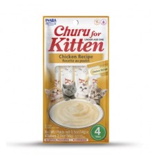 INABA Churu Kitten Chicken - cat treat - 4x14 g