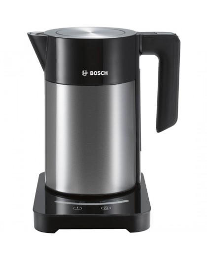 Bosch TWK7203 electric kettle 1.7 L 1850 W Black, Stainless steel