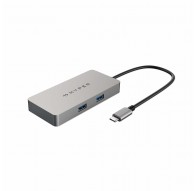 HYPER HDMB2 interface hub USB 3.2 Gen 1 (3.1 Gen 1) Type-C 5000 Mbit/s Stainless steel