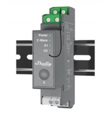 Shelly Qubino Wave Pro 2 electrical relay Grey