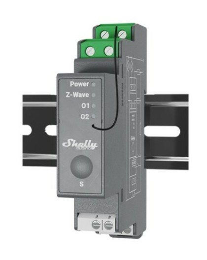 Shelly Qubino Wave Pro 2 electrical relay Grey