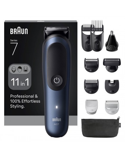 Brown beard/hair trimmer AllinOne Style Kit