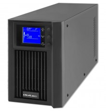 Qoltec Zasilacz awaryjny UPS On-line | Pure Sine Wave | 2kVA | 1.6kW | LCD | USB