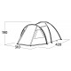 Easy Camp Kinn 5 Green Dome/Igloo tent