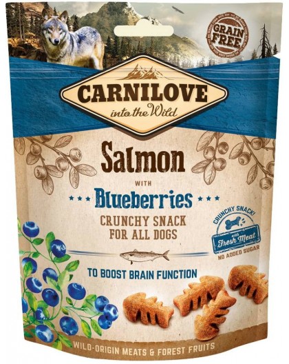 CARNILOVE Fresh Crunchy Salmon+Blueberry dog treat - 200 g