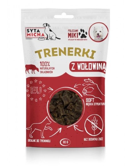 SYTA MICHA Treats with beef - dog treat - 80g