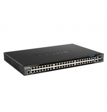D-Link DGS-1520-52MP Managed L3 Gigabit Ethernet (10/100/1000) Power over Ethernet (PoE) 1U Black