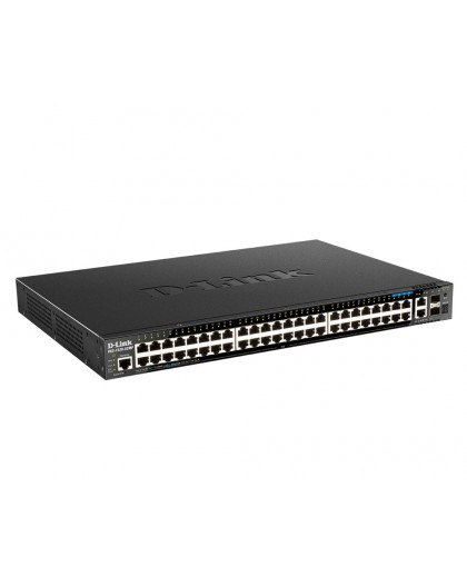 D-Link DGS-1520-52MP Managed L3 Gigabit Ethernet (10/100/1000) Power over Ethernet (PoE) 1U Black