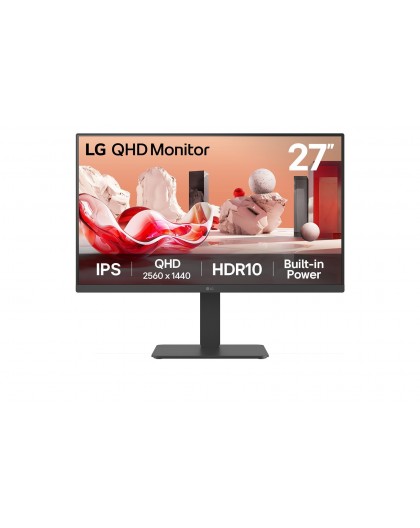 LG 27BA45QB-B computer monitor 68.6 cm (27") 2560 x 1440 pixels Quad HD LCD Black