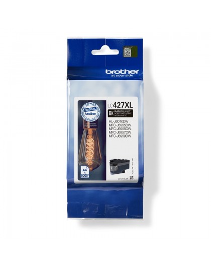 Brother LC-427XLBK ink cartridge 1 pc(s) Original High (XL) Yield Black