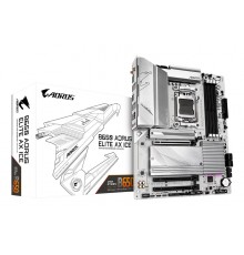 GIGABYTE B650 AORUS ELITE AX ICE Motherboard - Supports AMD Ryzen 9000 CPUs, 12+2+2 Phases Digital VRM, up to 8000MHz DDR5 (OC),