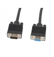 Lanberg CA-VGAC-10CC-0018-B+ VGA cable 1.8 m VGA (D-Sub) Black