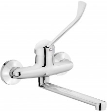 Wall-mounted kitchen faucet with lever Clinic