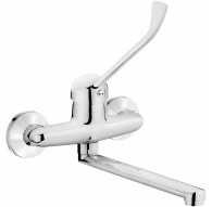 Wall-mounted kitchen faucet with lever Clinic