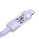 Baseus Gem USB-C to iP fast charging cable 1 m 20 W Purple